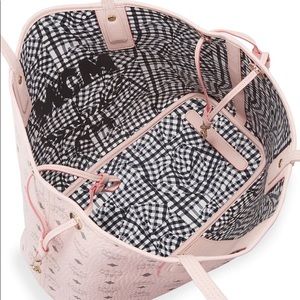 Mcm blush pink tote bag